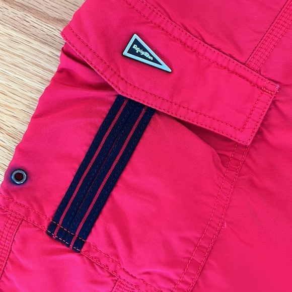 REFRIGIWEAR RED SWIM TRUNKS - Picture 2 of 8